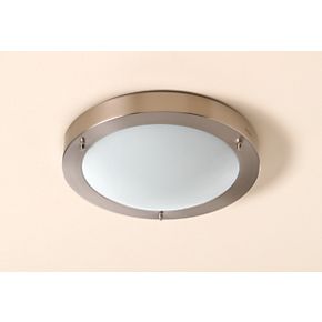 Unbranded Portal Brushed Chrome Bathroom Ceiling Light 16W