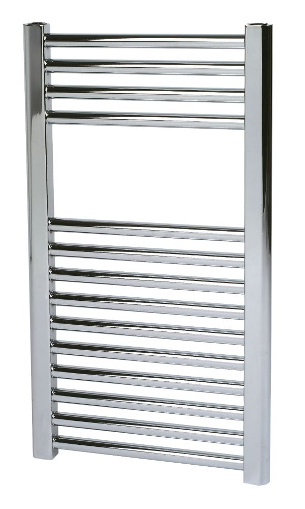 Kudox Flat Chrome Towel Radiator 700 x 400mm 168W 573Btu