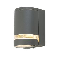 Grey Circular Wall Light