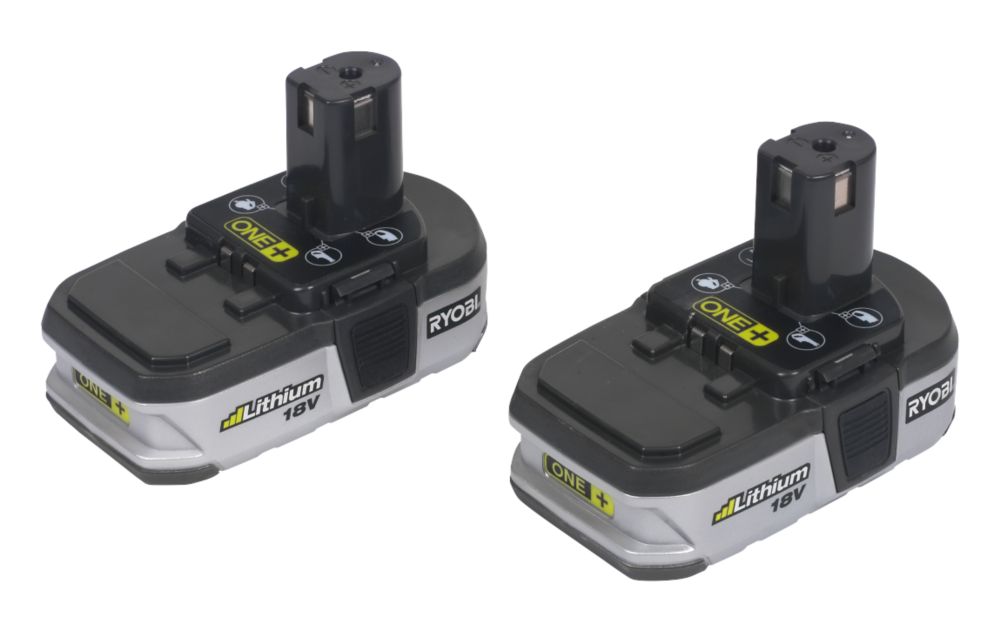 Ryobi One BPL18152 2 x 18V 14Ah Li Ion Batteries