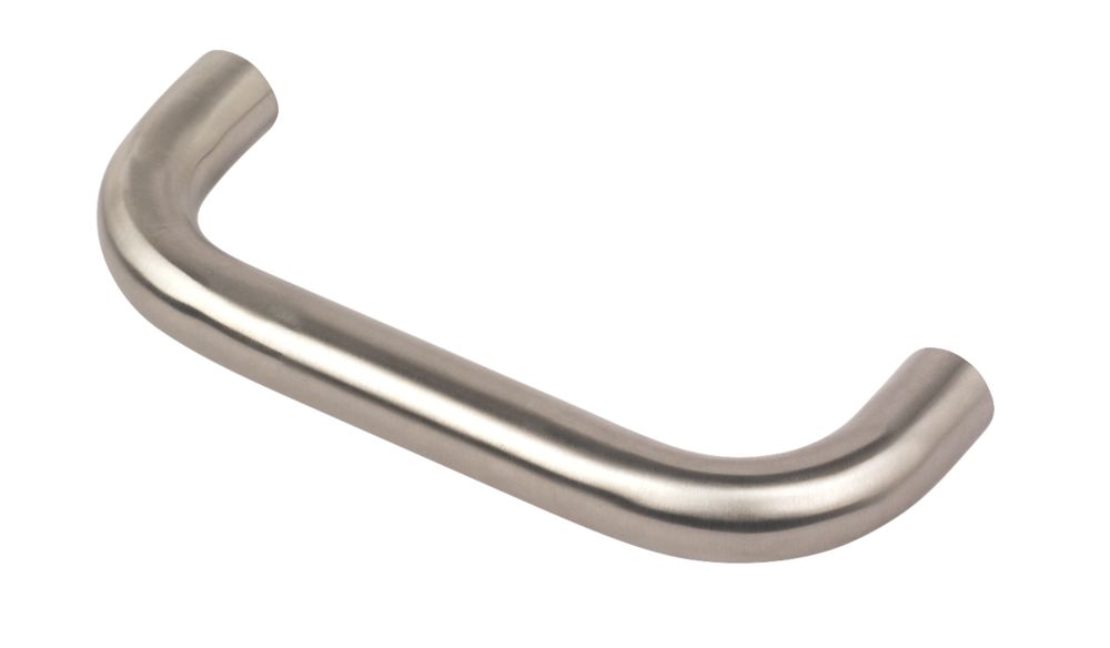 Office D Pull Handle Satin Stainless Steel 150mm Pack of 2