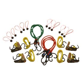 Thorsen Ratchet Tie-Down & Bungee Set 22 Piece Set