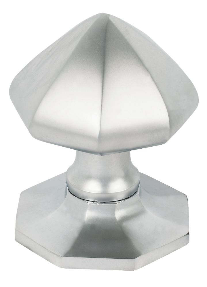 Door Knob Satin Chrome 75mm