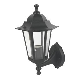 Coach 60W Black Lantern Wall Light