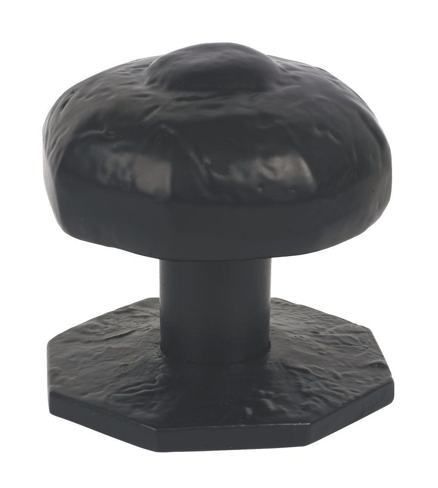 Antique Centre Knob Black 65mm