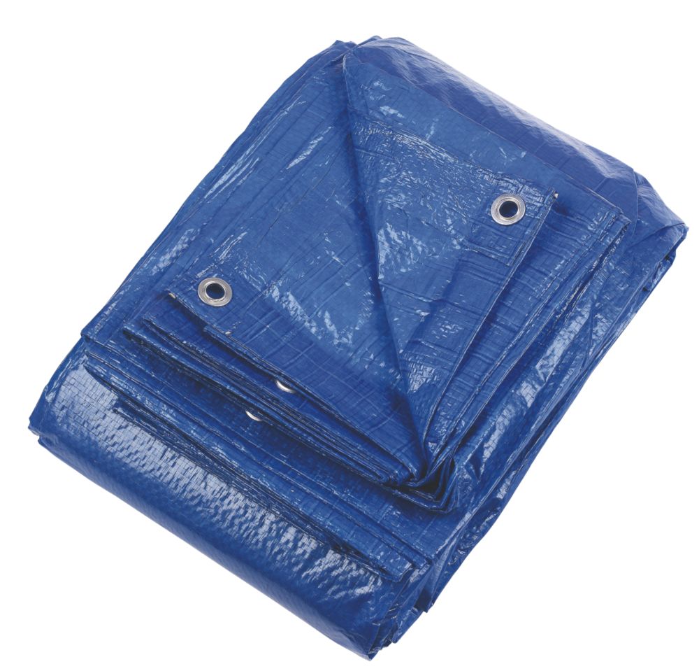 Blue Tarpaulin 5.25 x 6.65m