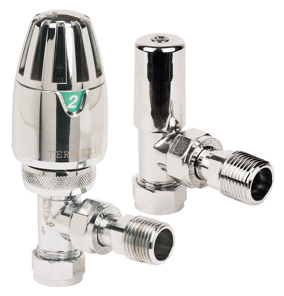 Pegler Terrier Chrome TRV 15mm Angled
