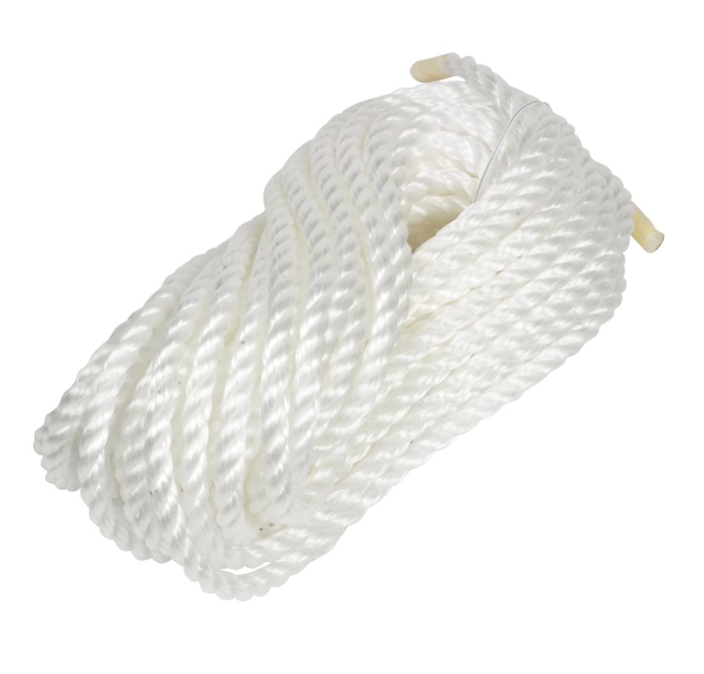 Twisted PP Rope White 95mm x 152m