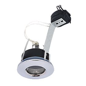 Halolite Fixed Round Polished Chrome 12V Low Voltage Bathroom Downlight