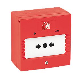 Break Glass Call Point Fire Alarm Red