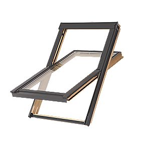 Tyrem M4AB500 DPX Centre Pivot Natural Timber Roof Window 780 x 978mm