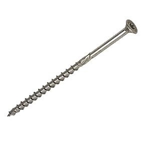 Heco Topix Countersunk A2 Stainless Steel Woodscrews 8 x 160mm Pack of 10