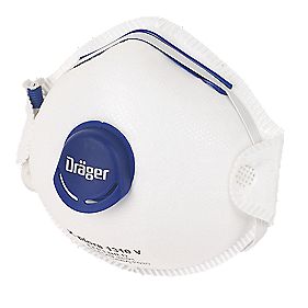 Drger Cup Valved Dust Masks P1 Pack of 10