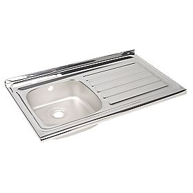 Astracast Kitchen Sink Stainless Steel 1 Bowl and Drainer 1000 x 600mm RH