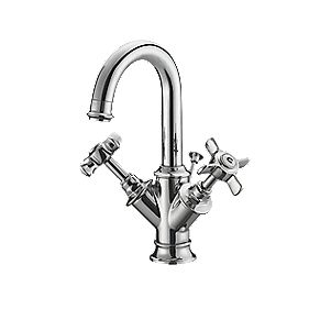 Fosse and Stratton Greenwich Bathroom Basin Mono Mixer Taps with Pop Up Waste