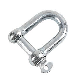 Hardware Solutions D Shackle Zinc Plated M12 Pack of 10