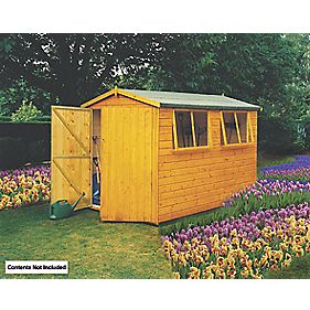 Shire Shiplap Heavy Duty Apex Shed 1039 x 839 Nominal