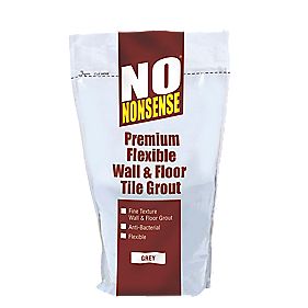 No Nonsense Multipurpose Flexible Wall and Floor Grout Grey 2kg