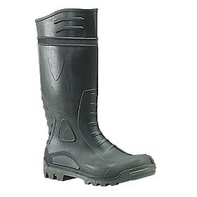 Sterling Safety Wellington Boots Stainless Steel Midsole Black 9