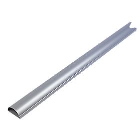 D Line Wall Mounted Trunking Aluminium 50 x 25mm x 15m Pack of 2