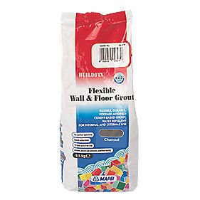 Mapei BuildFix Flexible Wall and Floor Grout Charcoal 25kg