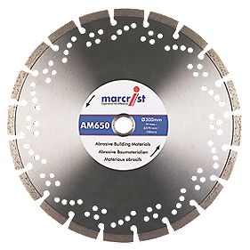 Marcrist AM650 Segmented Abrasive Material Diamond Blade 300 x 20mm