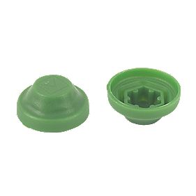 Protective Screw Caps M8 Green Pack of 100