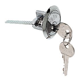 Yale 1109 Night Latch Replacement Cylinder Chrome Plated