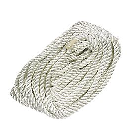 Twisted Nylon Rope White 95mm x 152m