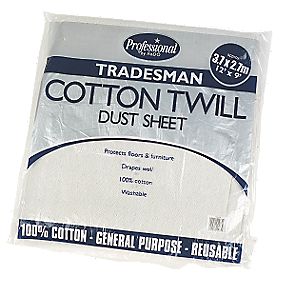 Cotton Twill Dust Sheet 1239 x 939