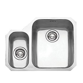 Franke Ariane Kitchen Sink Stainless Steel 1 Bowl Left Hand 598 x 498mm