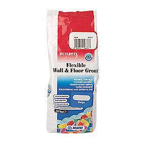 Mapei BuildFix Flexible Wall and Floor Grout Beige 25kg