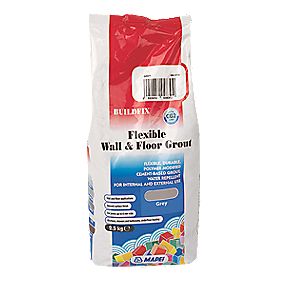Mapei BuildFix Flexible Wall and Floor Grout Grey 25kg