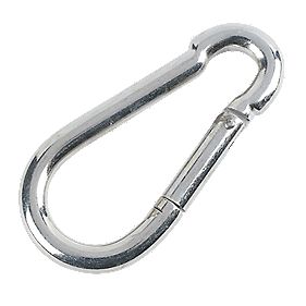 Hardware Solutions Snap Hook Zinc Plated M6 Pack of 10