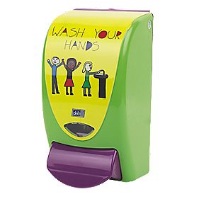 Deb Childrens Soap Dispenser Green 1Ltr