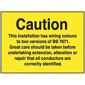 Electrical Safety Caution Labels 50x75mm Pack 10