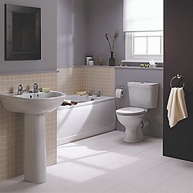 Armitage Shanks Sandringham Modern Bathroom Suite with Acrylic Bath