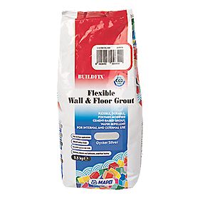 Mapei BuildFix Flexible Wall and Floor Grout Oyster Silver 25kg
