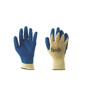 Keep Safe Kevlar Grip Latex Coated Palm Gloves
