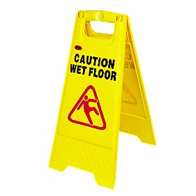 Caution Wet Floor A Frame Safety Sign