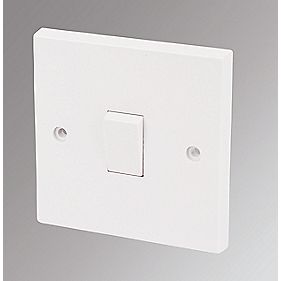 Marbo 1 Gang 2 Way 10AX Light Switch White