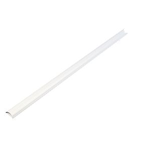 D Line Semi Circular Trunking White 30 x 15mm Pack of 12