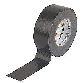 Duck Original Cloth Tape Black 50mm x 50m