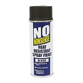 No Nonsense Heat Resistant Spray Paint Black 400ml