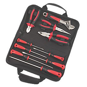 Forge Steel Pliers and Screwdriver Set 10Pcs