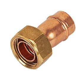 Yorkshire Solder Ring Straight Tap Connector YPS62 15mm x