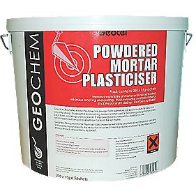 Geochem Powder Mortar Plasticiser 200 x 15grm