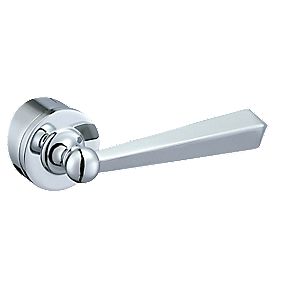 Fosse and Stratton Deco Cistern Lever Chrome Effect 135 x 37 x 185mm