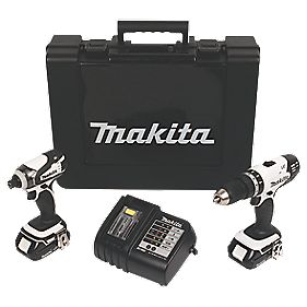 Makita DLX2020SYW 18V 1.5Ah Li-Ion Combi Drill &amp; Impact Driver Twin 