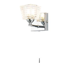 Bathroom Wall Light 4 Globe Lights On A Chrome Base With